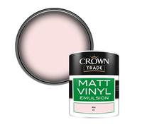 Crown Trade Vinyl Matt Walls & Ceilings Emulsion Paint Kim (4877) 1L