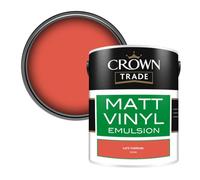 Crown Trade Vinyl Matt Walls & Ceilings Emulsion Paint Let's Celebrate (Y2234G) 5L