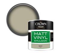 Crown Trade Vinyl Matt Walls & Ceilings Emulsion Paint Light Fern (C4430S) 250Ml Tester