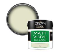 Crown Trade Vinyl Matt Walls & Ceilings Emulsion Paint Lincoln (4889) 2.5L
