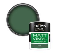 Crown Trade Vinyl Matt Walls & Ceilings Emulsion Paint Lincoln (F8112G) 1L