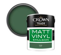 Crown Trade Vinyl Matt Walls & Ceilings Emulsion Paint Lincoln (F8112G) 5L