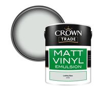 Crown Trade Vinyl Matt Walls & Ceilings Emulsion Paint Looking Glass (H3730E) 5L
