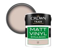 Crown Trade Vinyl Matt Walls & Ceilings Emulsion Paint Loom (Z0580L) 5L