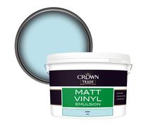 Crown Trade Vinyl Matt Walls & Ceilings Emulsion Paint Lunar (4236) 10L