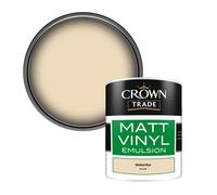 Crown Trade Vinyl Matt Walls & Ceilings Emulsion Paint Malted Rye (B3720X) 1L
