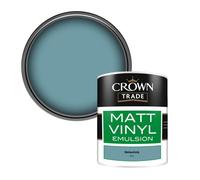 Crown Trade Vinyl Matt Walls & Ceilings Emulsion Paint Melancholy (5111) 1L