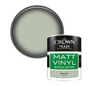 Crown Trade Vinyl Matt Walls & Ceilings Emulsion Paint Mellow Sage (E4510P) 1L
