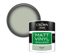 Crown Trade Vinyl Matt Walls & Ceilings Emulsion Paint Mellow Sage (E4510P) 250Ml Tester
