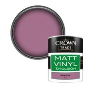 Crown Trade Vinyl Matt Walls & Ceilings Emulsion Paint Midnight Grace (U8212S) 1L