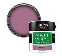 Crown Trade Vinyl Matt Walls & Ceilings Emulsion Paint Midnight Grace (U8212S) 2.5L