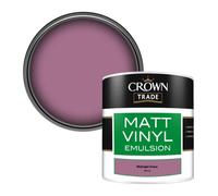 Crown Trade Vinyl Matt Walls & Ceilings Emulsion Paint Midnight Grace (U8212S) 250Ml Tester