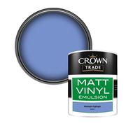 Crown Trade Vinyl Matt Walls & Ceilings Emulsion Paint Midnight Highlight (Q4283T) 1L