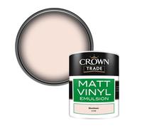 Crown Trade Vinyl Matt Walls & Ceilings Emulsion Paint Moonbeam (Z2790M) 1L