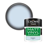 Crown Trade Vinyl Matt Walls & Ceilings Emulsion Paint Moonlight Bay (N6730V) 1L