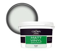 Crown Trade Vinyl Matt Walls & Ceilings Emulsion Paint Moonlight Bs 18 C 31 (18C31) 10L