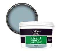 Crown Trade Vinyl Matt Walls & Ceilings Emulsion Paint Northern Sky Bs 18 C 35 (18C35) 10L