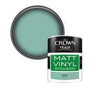 Crown Trade Vinyl Matt Walls & Ceilings Emulsion Paint Pale Blue Bs 381C 111 (111) 1L