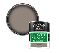 Crown Trade Vinyl Matt Walls & Ceilings Emulsion Paint Palladian 10 (A0240K) 1L