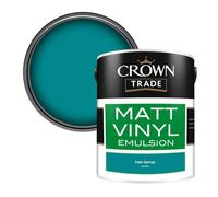 Crown Trade Vinyl Matt Walls & Ceilings Emulsion Paint Palm Springs (K2184P) 5L