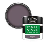 Crown Trade Vinyl Matt Walls & Ceilings Emulsion Paint Pamper Night (U2121G) 250Ml Tester
