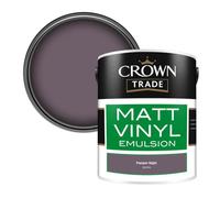 Crown Trade Vinyl Matt Walls & Ceilings Emulsion Paint Pamper Night (U2121G) 5L