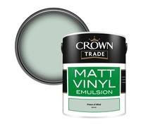 Crown Trade Vinyl Matt Walls & Ceilings Emulsion Paint Peace Of Mind (G5610P) 5L