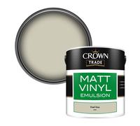 Crown Trade Vinyl Matt Walls & Ceilings Emulsion Paint Pearl Grey (Du42) 2.5L