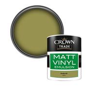 Crown Trade Vinyl Matt Walls & Ceilings Emulsion Paint Pendle Hill (C6272J) 1L