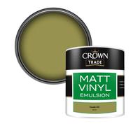 Crown Trade Vinyl Matt Walls & Ceilings Emulsion Paint Pendle Hill (C6272J) 250Ml Tester