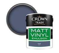 Crown Trade Vinyl Matt Walls & Ceilings Emulsion Paint Penned (Q4112E) 5L