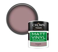 Crown Trade Vinyl Matt Walls & Ceilings Emulsion Paint Plum Smoothie (W9270Z) 1L