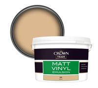 Crown Trade Vinyl Matt Walls & Ceilings Emulsion Paint Raft (A7511J) 10L