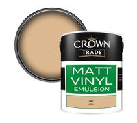 Crown Trade Vinyl Matt Walls & Ceilings Emulsion Paint Raft (A7511J) 5L