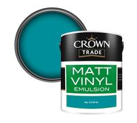 Crown Trade Vinyl Matt Walls & Ceilings Emulsion Paint Ral 210 50 40 (210 50 40) 5L