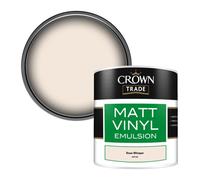 Crown Trade Vinyl Matt Walls & Ceilings Emulsion Paint Rose Whisper (A5810K) 250Ml Tester