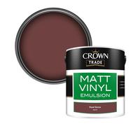 Crown Trade Vinyl Matt Walls & Ceilings Emulsion Paint Royal Sienna (X6072F) 2.5L