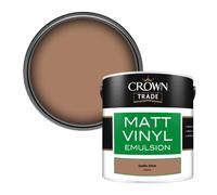 Crown Trade Vinyl Matt Walls & Ceilings Emulsion Paint Saddle Stitch (Z6241M) 2.5L