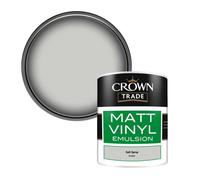 Crown Trade Vinyl Matt Walls & Ceilings Emulsion Paint Salt Spray (D7600C) 1L