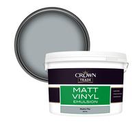 Crown Trade Vinyl Matt Walls & Ceilings Emulsion Paint Shadow Play (M4410L) 10L
