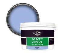 Crown Trade Vinyl Matt Walls & Ceilings Emulsion Paint Silk Gallery (Q1452J) 10L