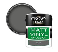 Crown Trade Vinyl Matt Walls & Ceilings Emulsion Paint Slate Wash (Z8120A) 5L