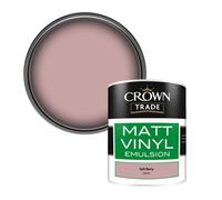 Crown Trade Vinyl Matt Walls & Ceilings Emulsion Paint Soft Berry (X0410Y) 1L