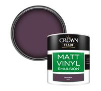 Crown Trade Vinyl Matt Walls & Ceilings Emulsion Paint Spiced Wine (U4062U) 250Ml Tester
