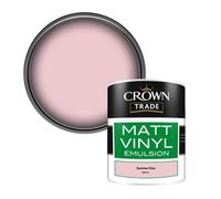 Crown Trade Vinyl Matt Walls & Ceilings Emulsion Paint Summer Kiss (W0641A) 1L