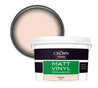Crown Trade Vinyl Matt Walls & Ceilings Emulsion Paint Sweet Briar (Z6750P) 10L