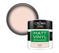 Crown Trade Vinyl Matt Walls & Ceilings Emulsion Paint Sweet Briar (Z6750P) 250Ml Tester