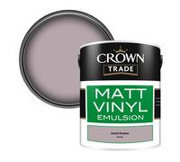 Crown Trade Vinyl Matt Walls & Ceilings Emulsion Paint Sweet Dreams (U5370Q) 5L