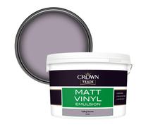 Crown Trade Vinyl Matt Walls & Ceilings Emulsion Paint Telling Secrets (T3340X) 10L