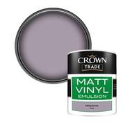 Crown Trade Vinyl Matt Walls & Ceilings Emulsion Paint Telling Secrets (T3340X) 1L